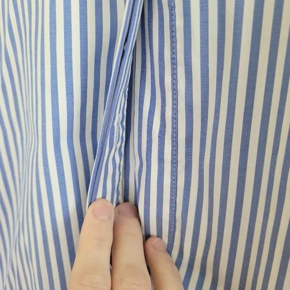 Tuckernuck Blue Striped Dress Size Medium With Flaw - Picture 4 of 7